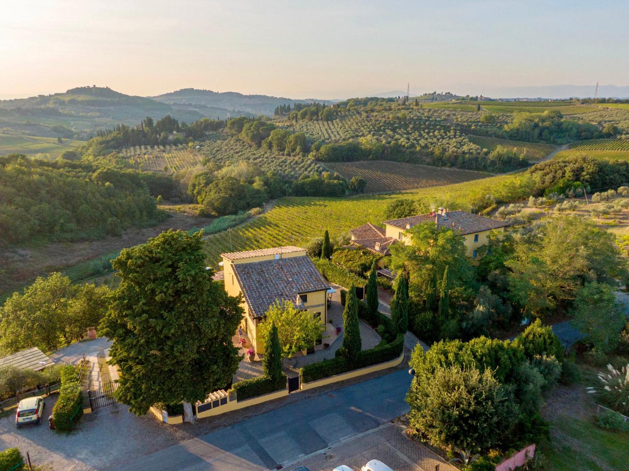 Podere Vergianoni Con Piscina E Vista Mozzafiato Tavarnelle Val di Pesa Exterior foto